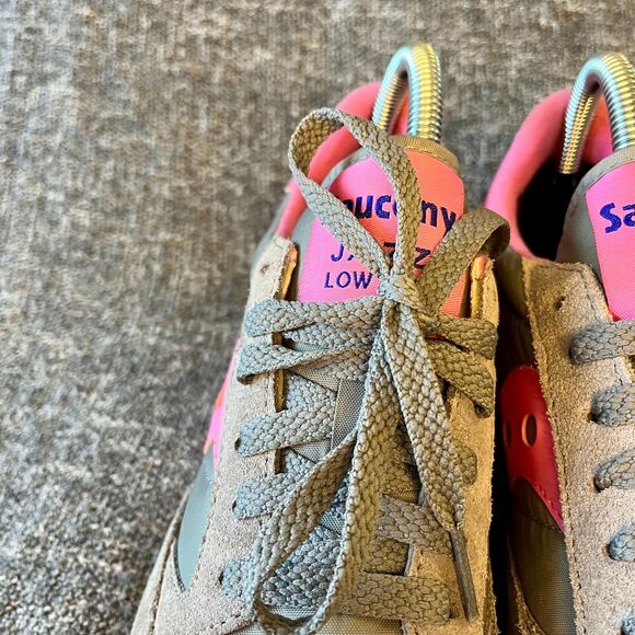 Saucony Jazz Low Pro Gray Pink S1866-222 Womens 8.5 Sneakers - Picture 5 of 13